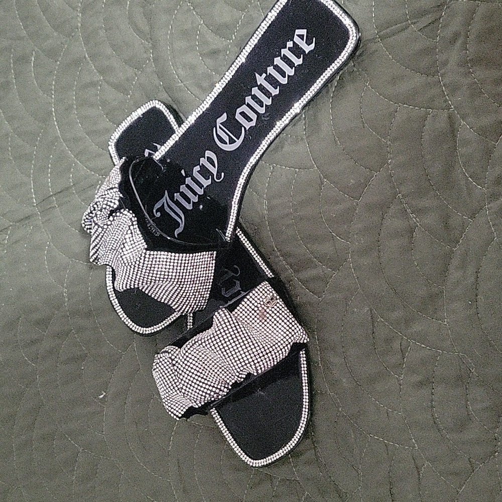 Juicy Couture Sparkly Slides
